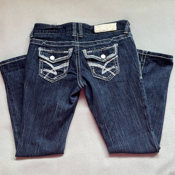 Dark wash Jean Capri - Picture 2 of 2